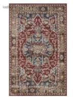 Petit tapis indien coloré pour décoration intérieure