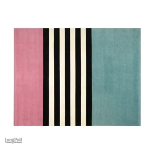 Tapis rayé élégant pour une ambiance moderne