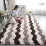 Tapis shaggy poil long pour un intérieur confortable