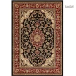 Tapis turc traditionnel aux motifs élégants et colorés
