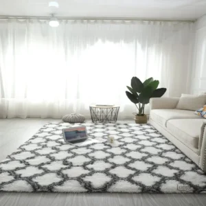 Tapis poil long, idéal pour un confort et une chaleur optimale
