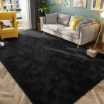 Tapis poil long doux et confortable pour un intérieur chaleureux