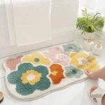 Tapis absorbant pour salle de bain, confort et sécurité