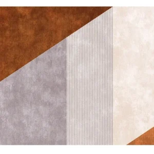 Tapis abstrait aux motifs modernes et colorés