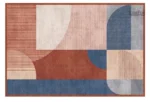 Tapis moderne abstrait au design contemporain