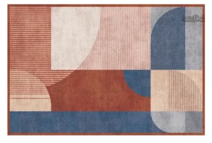 Tapis moderne abstrait au design contemporain
