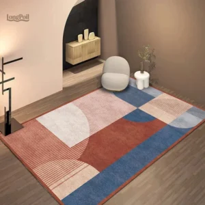 Tapis abstrait coloré pour décoration intérieure stylée