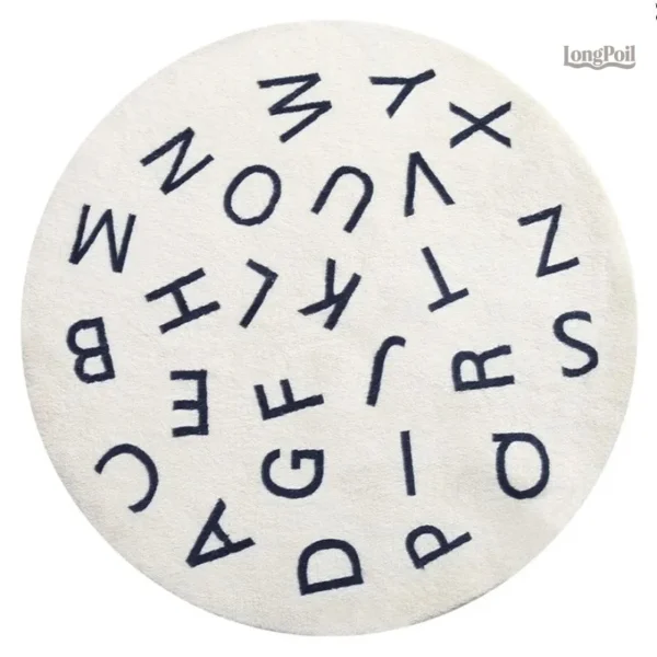 Tapis Alphabet coloré pour enfants avec lettres de l'alphabet