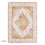 Tapis ancien rouge, effet vintage élégant pour décoration intérieure