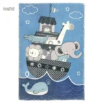 Tapis avec motifs d'animaux pour décoration ludique