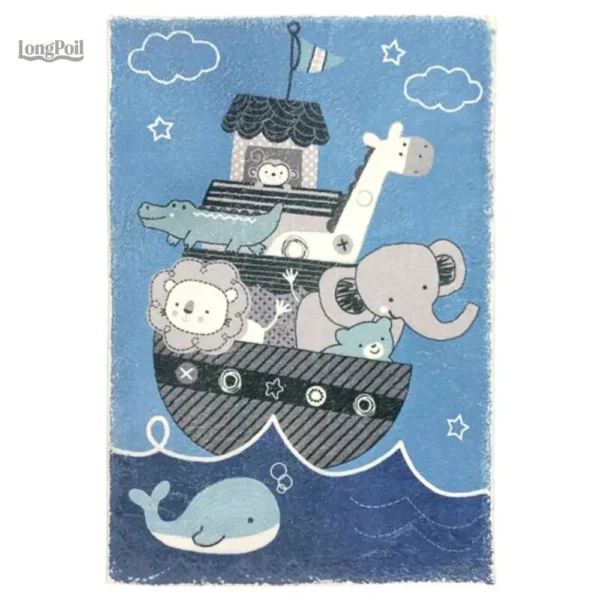 Tapis avec motifs d'animaux pour décoration ludique