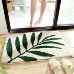 Tapis de bain avec surface antidérapante, design pratique et fonctionnel