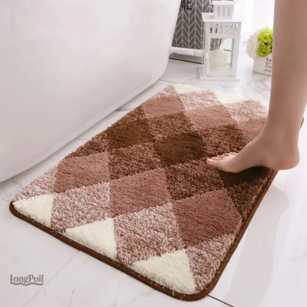 Tapis de bain antidérapant, design pratique et fonctionnel
