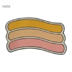 Tapis enfant arc-en-ciel coloré pour décoration ludique