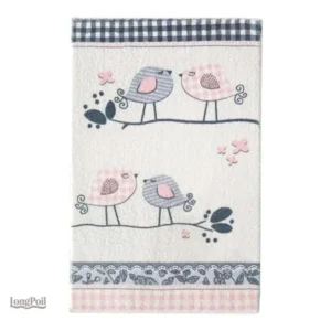 Tapis décoratif avec motifs d'animaux colorés