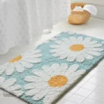Tapis de bain doux et absorbant pour salle de bain