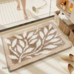 Tapis bain beige élégant pour un style moderne