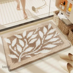 Tapis bain beige élégant pour un style moderne