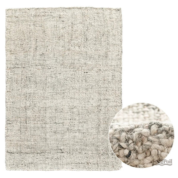 tapis-beige-laine-1 Tapis en laine beige, style élégant et moderne