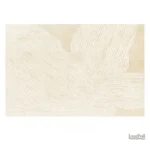 Tapis beige moderne au design épuré et contemporain