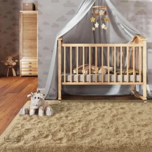 Tapis beige poil long pour un intérieur chaleureux