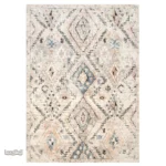 Tapis beige à poil ras, doux et élégant pour la décoration intérieure