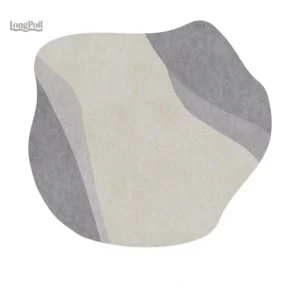 Tapis beige pour chambre de bébé, ambiance douce et apaisante