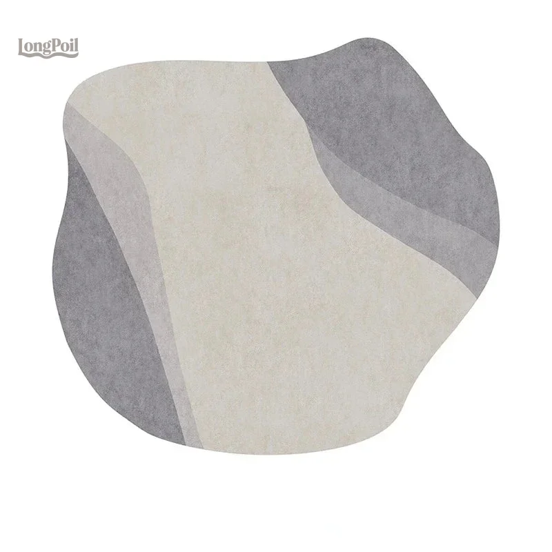 Tapis beige pour chambre de bébé, ambiance douce et apaisante