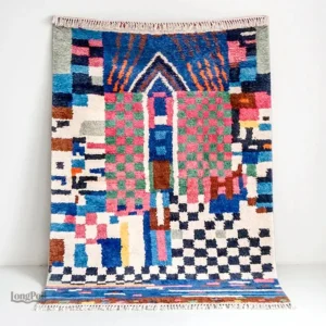 Tapis berbère coloré