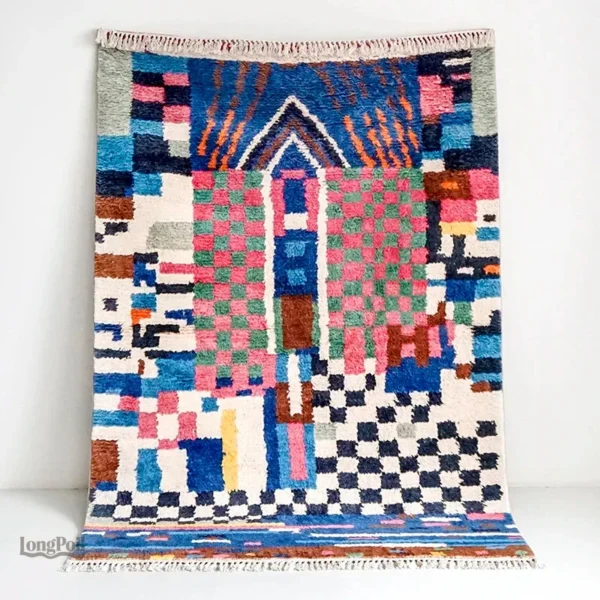 Tapis berbère coloré
