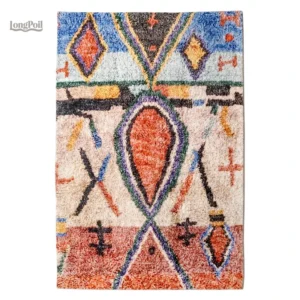 Tapis berbère marocain au design traditionnel et authentique