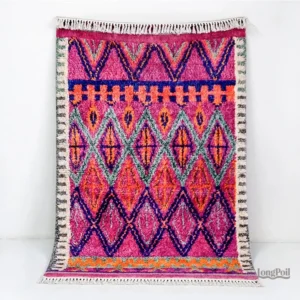 Tapis Berbère Rose au design élégant et moderne