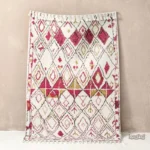 Tapis Berbère traditionnel aux motifs artisanaux