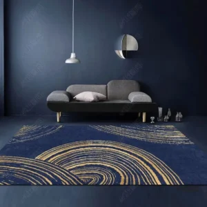 Tapis Bleu Nuit élégant et moderne pour votre intérieur