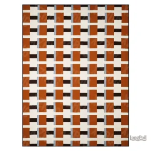 Tapis Bobo Chic en damier, style contemporain