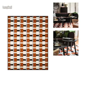 Design élégant avec un motif damier pour décoration intérieure