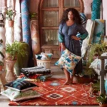 Tapis bohème aux motifs uniques et colorés