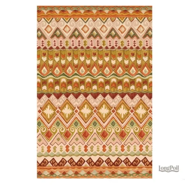 Tapis Bohème Coloré aux motifs vibrants et design unique