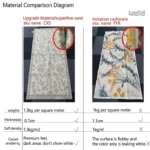 Tapis bohémien aux motifs élégants pour un intérieur stylé