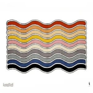 Tapis Arc-en-ciel pour chambre, design coloré et ludique