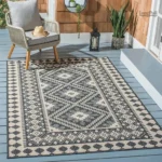 Tapis décoratif style bohème, ambiance cosy pour intérieur