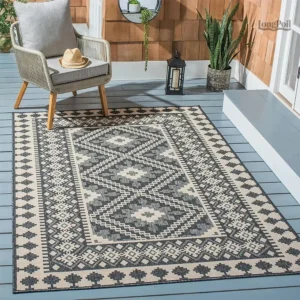 Tapis décoratif style bohème, ambiance cosy pour intérieur