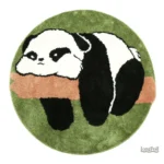 Tapis Panda pour chambre, design amusant et accueillant