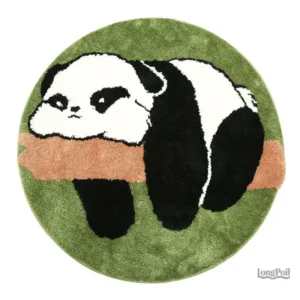 Tapis Panda pour chambre, design amusant et accueillant