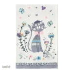Tapis décoratif avec motif de chat