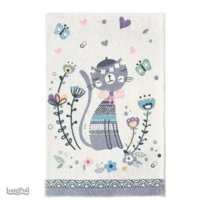 Tapis décoratif avec motif de chat