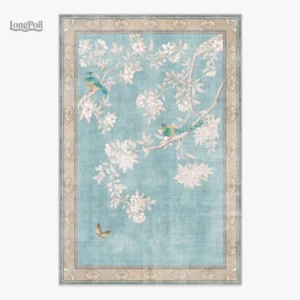 Tapis chinois traditionnel aux motifs raffinés