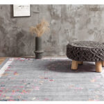 Tapis Oriental, design ancien avec motifs chinois distinctifs