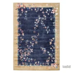 Tapis Chinois Bleu élégant pour décoration intérieure