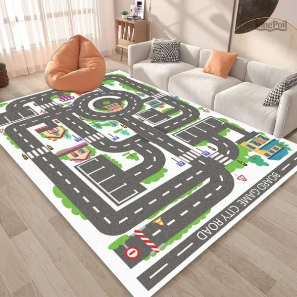 tapis-circuit-voiture-enfant-1 Tapis circuit voiture pour enfants, idéal pour le jeu et l'imagination